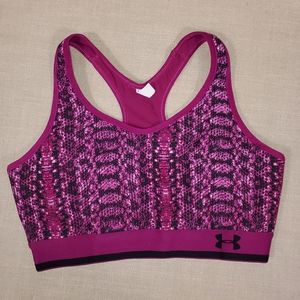 Under Armour Women's Sports Bra High Impact Compression Athletic Running Size L